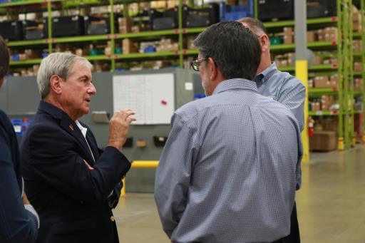 John yarmuth tours clark facility